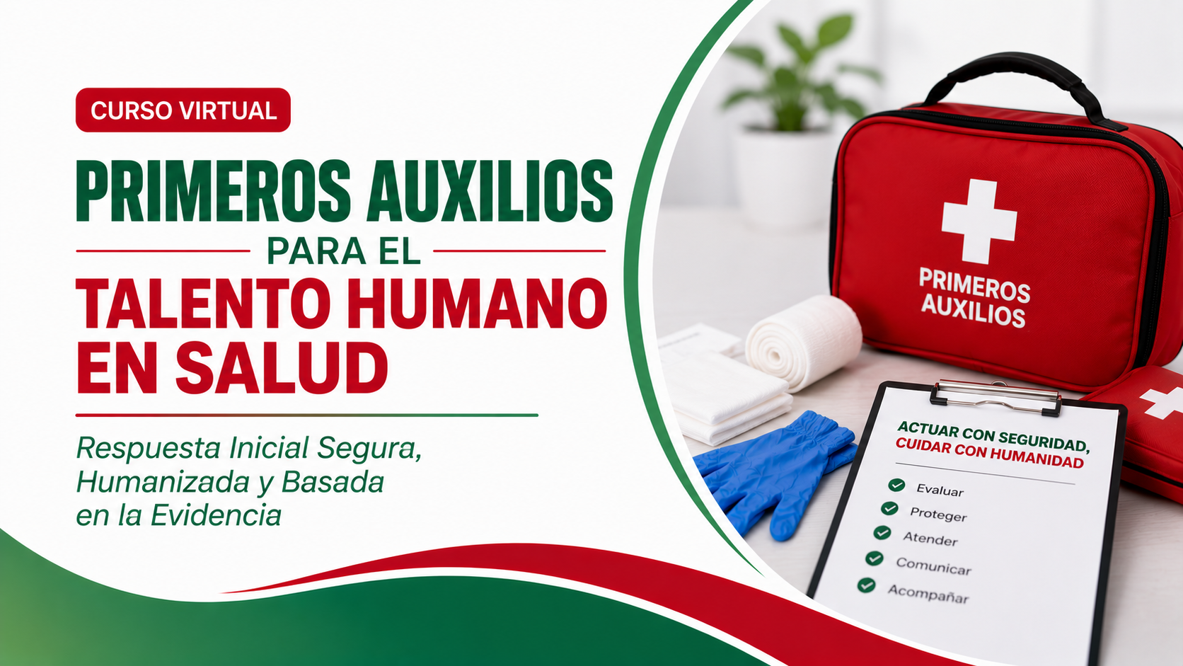 CURSO PRIMEROS AUXILIOS PARA EL TALENTO HUMANO EN SALUD